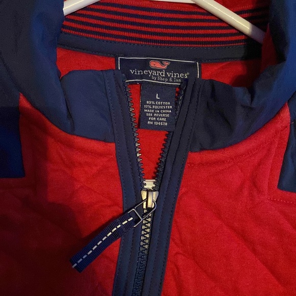 Mens Vineyard Vines Half Zip (L) - Picture 3 of 3